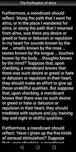 The Purification of Alms Sutta screenshot 2