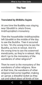 What Is Your View Sutta screenshot 1