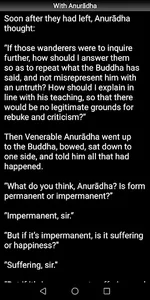 With Anuradha Sutta - Buddhism screenshot 2