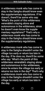 Buddhism: With Gulissani Sutta screenshot 2