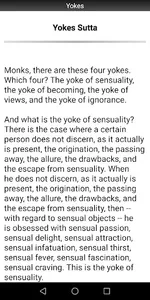 Buddhism: Yokes Sutta screenshot 1