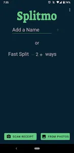 Splitmo - Split Receipts and B screenshot 0
