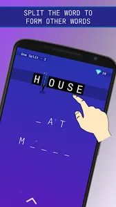 Word Split Game - Fun Word Cut screenshot 1