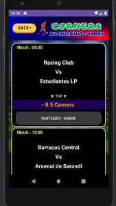 Elite corners tips bet screenshot 3
