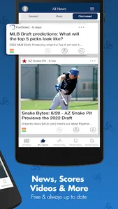 2022 Baseball Draft News screenshot 1