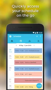 Sportlyzer Coach Diary screenshot 1