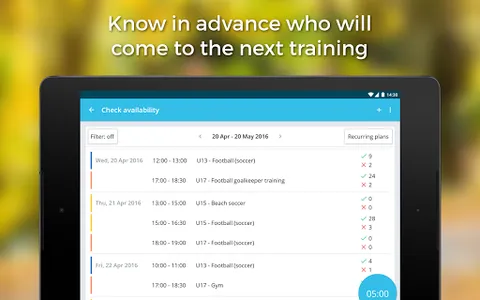 Sportlyzer Coach Diary screenshot 11