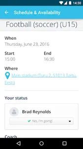 Sportlyzer Player App screenshot 3