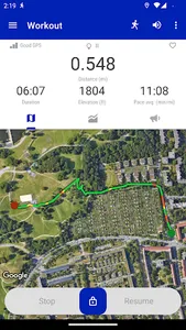 GPS Running Cycling & Fitness screenshot 1