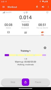 GPS Running Cycling & Fitness screenshot 2