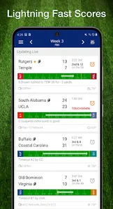 Scores App: College Football screenshot 0