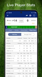 Scores App: College Football screenshot 4