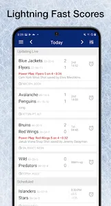 Scores App: NHL Hockey Scores screenshot 0