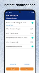 Scores App: NHL Hockey Scores screenshot 3