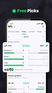 The Action Network: Sports Sco screenshot 1