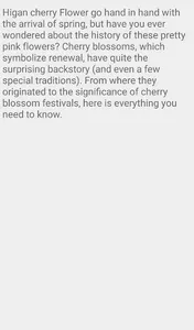 Higan Cherry Flower screenshot 1