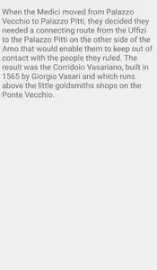History of Ponte Vecchio Bridg screenshot 4