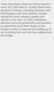 History of Ponte Vecchio Bridg screenshot 5