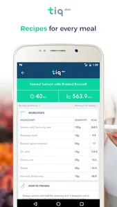 TiqDiet - Nutrition planning screenshot 0