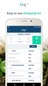 TiqDiet - Nutrition planning screenshot 4