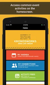 KronosWorks Conference screenshot 1