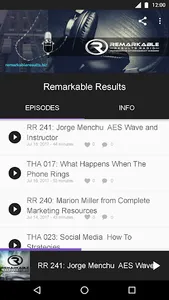 Remarkable Results Radio screenshot 0