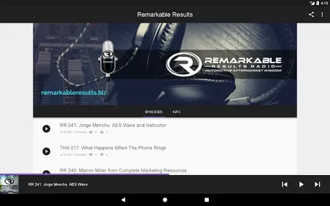 Remarkable Results Radio screenshot 8