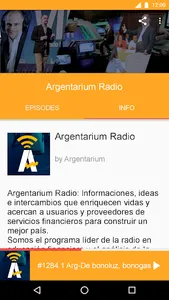 Argentarium Radio screenshot 1