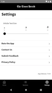 The Times Herald for Android screenshot 3