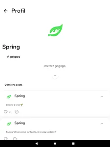 Spring, le réseau solidaire screenshot 10