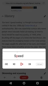 Spritz screenshot 1