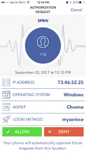 Spriv TwoFactor Authentication screenshot 0