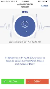 Spriv TwoFactor Authentication screenshot 1