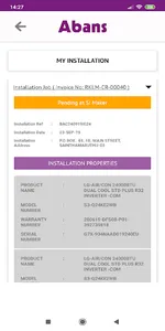 ServiceEdge Customer Abans screenshot 2