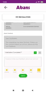 ServiceEdge Customer Abans screenshot 3