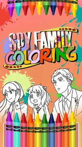 Sppy X Family Coloring Book screenshot 0