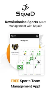 SquaD - Sports Team Management screenshot 0