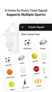 SquaD - Sports Team Management screenshot 1