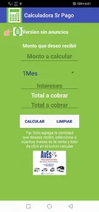 Calculadora Sr Pago screenshot 0