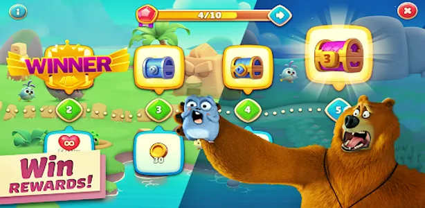 Grizzy and the lemmings 3D screenshot 0