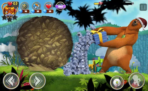 Grizzy and the lemmings 3D screenshot 1