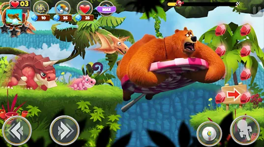 Grizzy and the lemmings 3D screenshot 2
