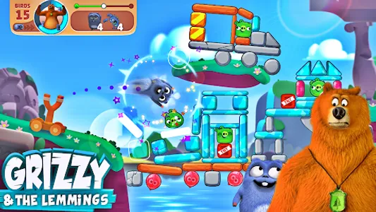 Grizzy and the lemmings 3D screenshot 3