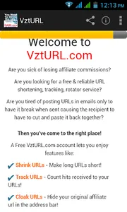 vzturl: Short & cloak Url screenshot 0