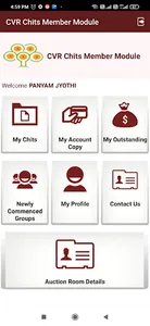 CVR Chits Member Module screenshot 0