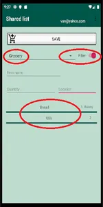Shared Lists screenshot 3