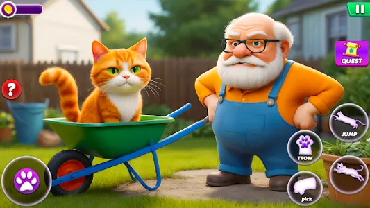 Bad Cat vs Angry Granny: Prank screenshot 14