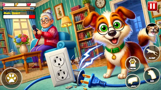 Bad Cat vs Angry Granny: Prank screenshot 3