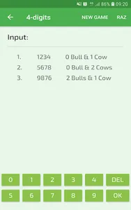 Bulls and Cows screenshot 7