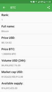 Crypto Coins Watcher Pro screenshot 1